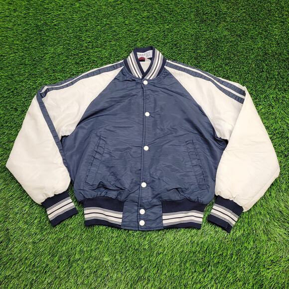 Vintage UMass Lowell Band Varsity Letterman Jacket Small 21x24 Satin 70s 80s - Picture 2 of 10